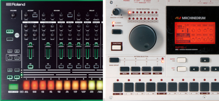 Machinedrum UW vs. Roland TR-8